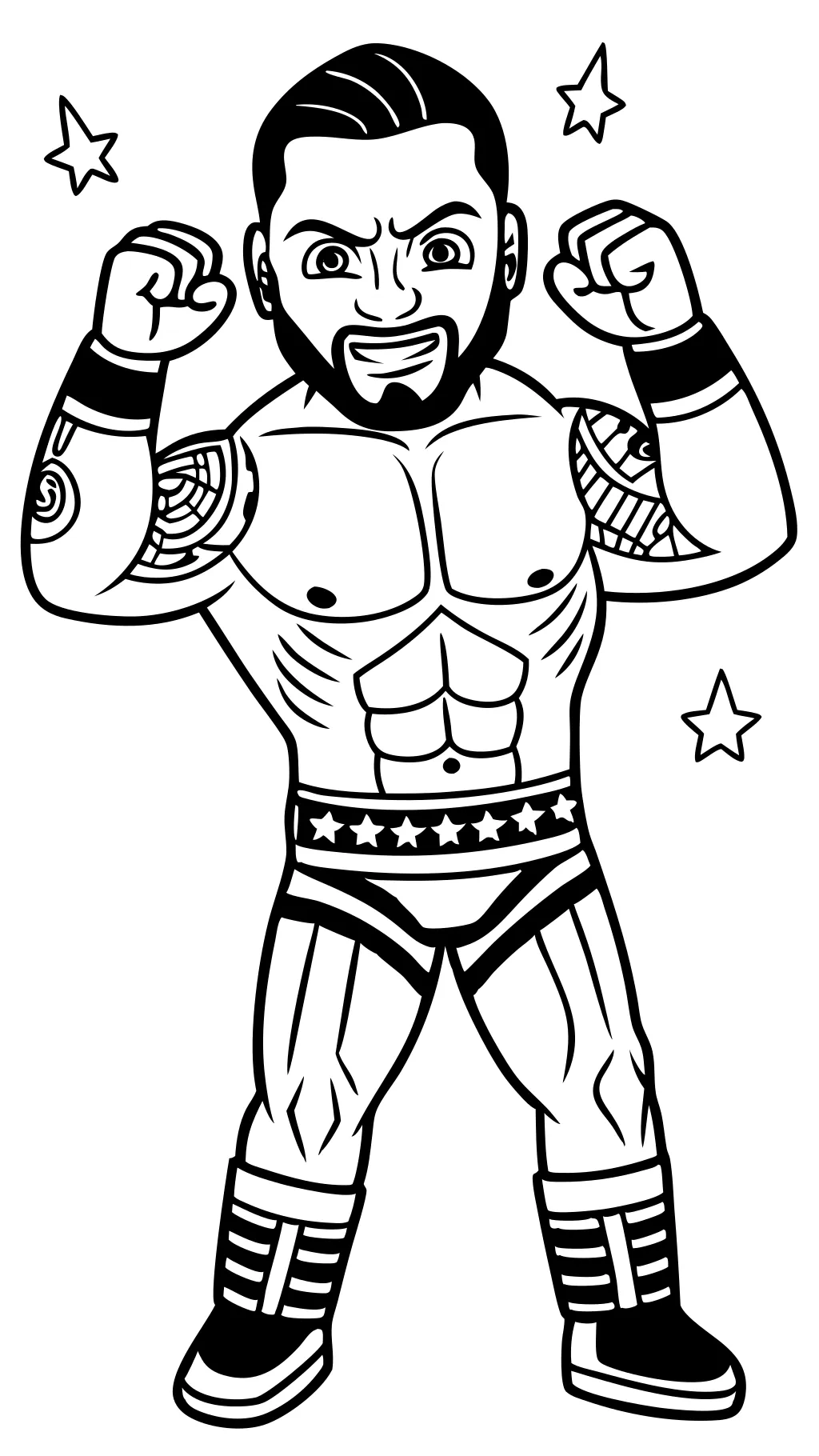 jey uso coloring page